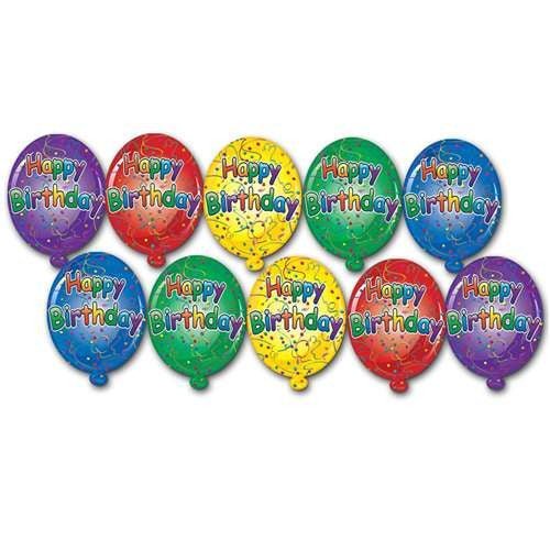 Mini Happy Birthday Cutouts | 10pcs - Zurchers