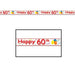 Happy 60th Birthday Party Tape | 1 ct - Zurchers