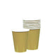 Gold 9oz Paper Cups | 20ct - Zurchers