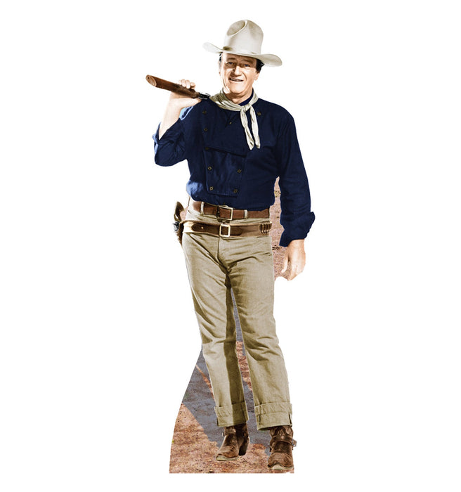 John Wayne Gun Over Shoulder Lifesize Standup *Made to order - please allow 10 - 14 days for processing* - Zurchers