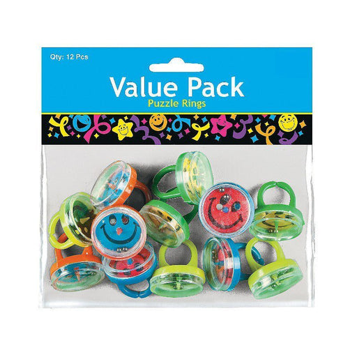 Smiley Puzzle Rings | 12ct - Zurchers