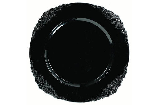 Black Motif Charger Plate - Zurchers