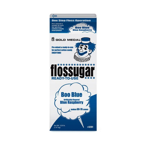 Boo Blue Raspberry Floss Sugar | 3.25 lbs - Zurchers