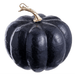 6"Hx7"D Glittered Pumpkin Black Gold | 1ct - Zurchers