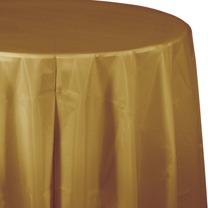 Gold Round Tablecover | 1ct