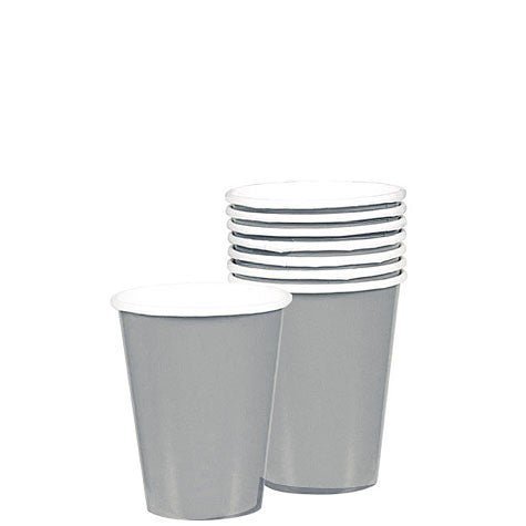 Silver 9 oz. Paper Cups | 20ct - Zurchers