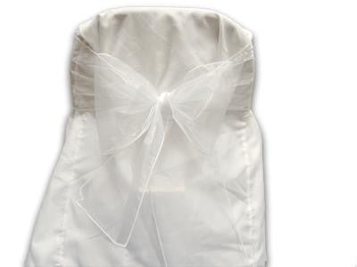 White Chair Bows, 9" x 10' | 6ct - Zurchers