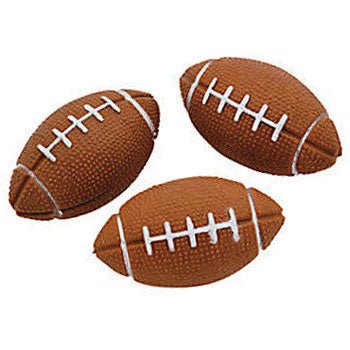 Football Foam Sport Ball, 3.5" x 2.5" |12 ct