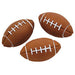 Football Foam Sport Ball, 3.5" x 2.5" |12 ct