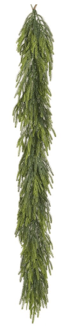 73" Soft Plastic Willow Pine Garland Green | 1ct - Zurchers