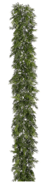 74" Juniper Garland  Green | 1ct - Zurchers
