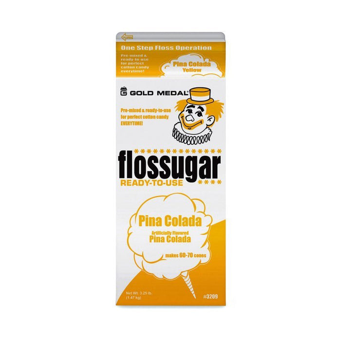 Floss Sugar Pina Colada 3.25 lbs | 1ct - Zurchers