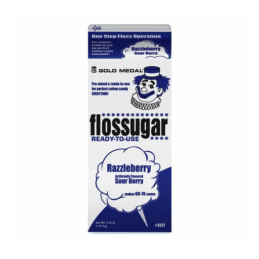 Razzle Berry Sour Floss Sugar, 3.25 lbs | 1 ct - Zurchers