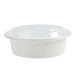 7" Deep Container White Deep Round Plastic Container With Lids 32 oz | 6ct - Zurchers