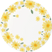 Sweet Daisy Paper Dessert Plate 7" | 8 ct - Zurchers