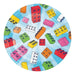 Block Bash Dessert Paper Plates 7" | 8 ct - Zurchers