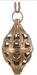 8" Metal Filigree Finial Ornament Gol | 1ct - Zurchers