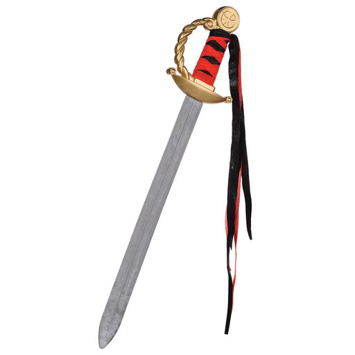Avast ye, ready to set sail with the perfect weapon? This Pirate Sword Antique measures an impressive 19" in size, and won't scuttle your dreams of plunder. So raise the Jolly Rodger and brandish this cutlass; it'll leave your enemies walking the plank! (Arr!)