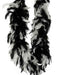 Black & White Feather Boa 72" | 1ct