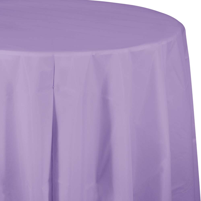 82in Round Luscious Lavender Octy Round Tablecover | 1ct - Zurchers