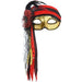 Ahoy, matey! Make your costume party the talk of the Seven Seas with this swagger-filled pirate mask. Featuring a gold, dark red & black color scheme, this mask comes complete with a feather and ribbon for maximum sea-faring style. Yo-ho-ho!