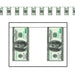 $100 Bill Pennant Banner 10" x 12' | 1ct