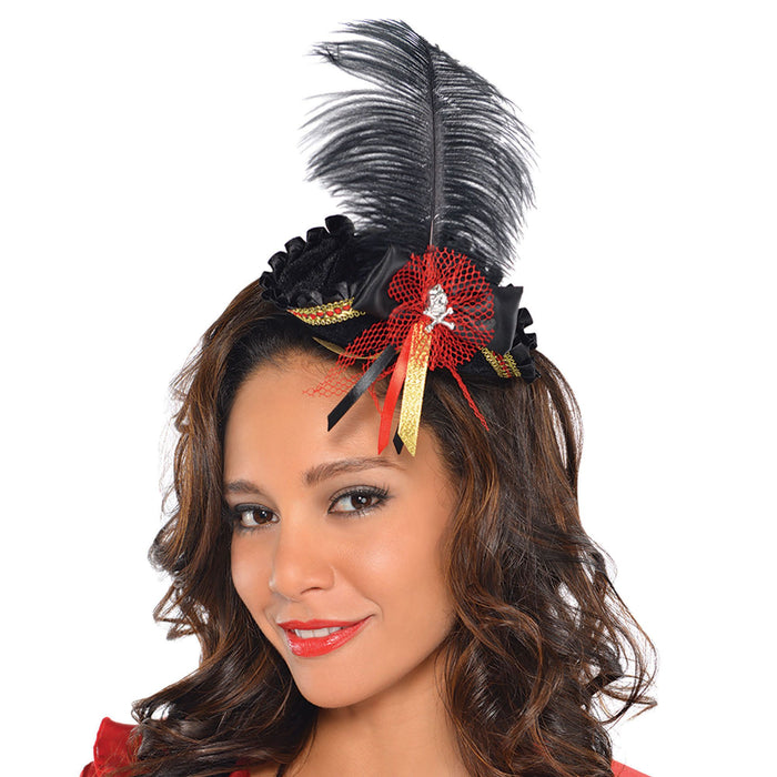 Ahoy, matey! Make a swashbuckling statement with these 1ct Mini Tricorn Pirate hats – great for costume parties or spice up your everyday look. And just for good measure, each hat comes with a feather to set off your look. Arrrrr!!