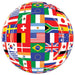 International Flag 9in Paper Luncheon Plates | 8ct
