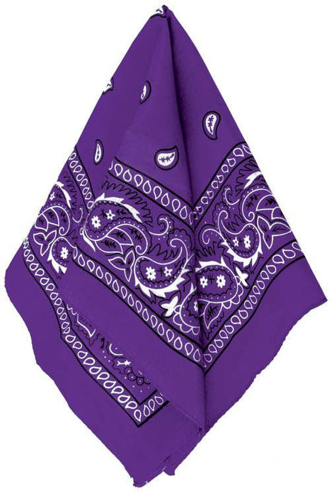 Purple Bandana | 20"x20" 1ct. - Zurchers
