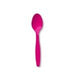 Hot Magenta Plastic Spoons | 24 ct