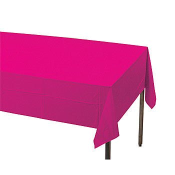 Hot Magenta Tablecover 54" x 108" | 1 ct