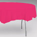 Hot Magenta Round Table Cover 82" | 1 ct