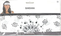 90s Bedazzled White Bandana | 1 ct - Zurchers