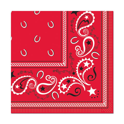 Bandana Lunch Napkins | 16 ct - Zurchers