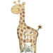42-Inch Hello Baby Soft Jungle Giraffe SuperShape Balloon. In the shape of a Giraffe.