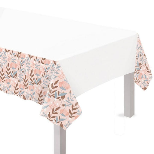 This Rose Gold Floral Plastic Tablecover is the perfect addition to any elegant event. The 54in x 102in size provides ample coverage for most tables, and the durable plastic material ensures easy cleanup. The beautiful rose gold floral design adds a touch of sophistication to your table setting.
