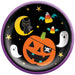 Halloween Family Friendly Spooks Dessert Paper Plates 7in 8ct