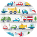 Transportation Time Lunch Paper Plates 9" | 8 ct - Zurchers