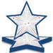 Patriotic USA Star Shaped Dinner Plates - Zurchers
