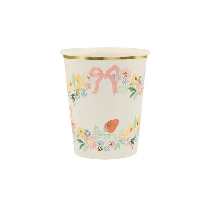Elegant Floral Cups 9 oz. | 8 ct - Zurchers