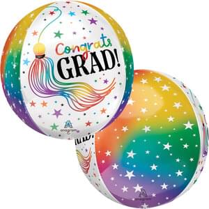 Graduation Colorful Congrats Grad Orbz 15" (two of product)