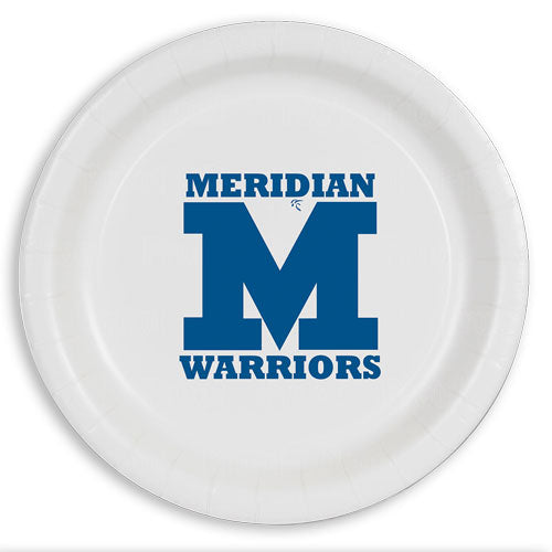 Meridian High School Paper Plates 9" | 8 ct