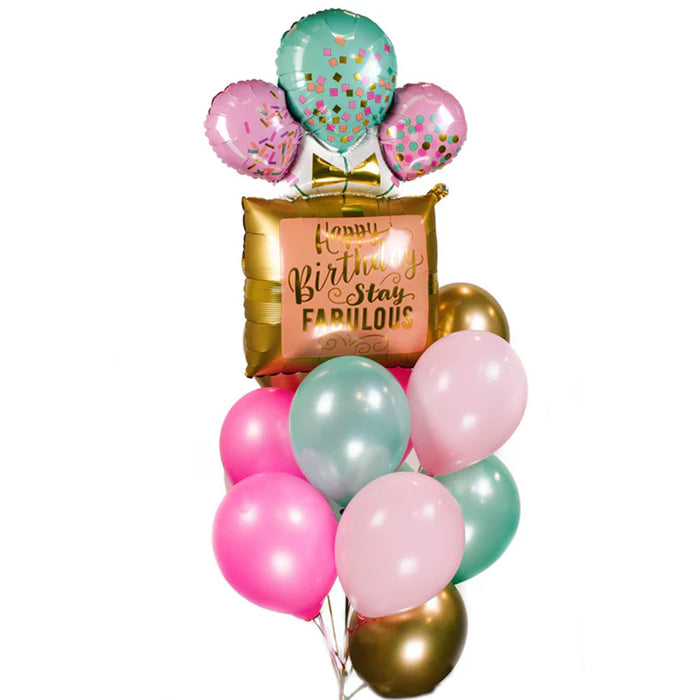 Stay Fabulous Birthday Gift Balloon Bouquet