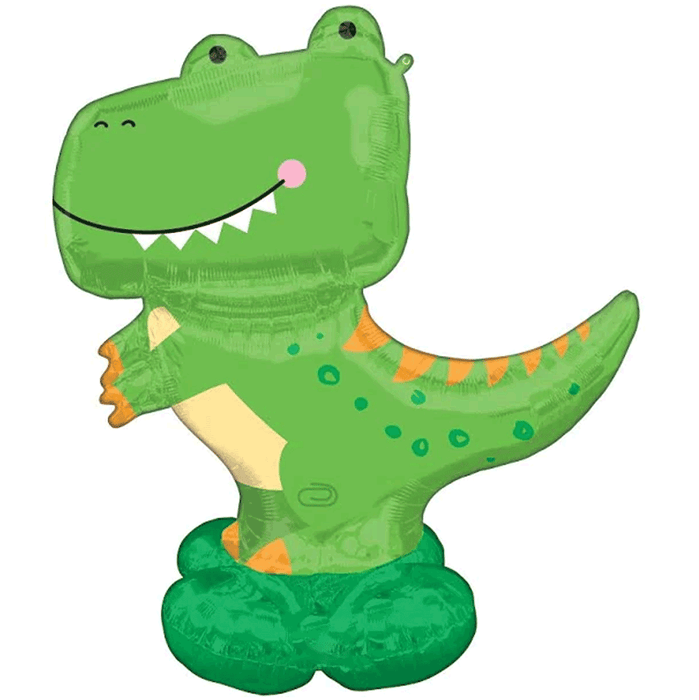 AirLoonz T-Rex Dinosaur Air-filled Balloon Uninflated 54" | 1ct