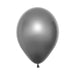 Metallic Silver Latex Balloon w/ Helium & Hi - Float, 11" | 1 ct - Zurchers