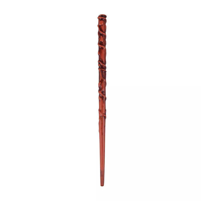 Bring Hogwarts to life with this authentically-crafted Hermione Granger wand! Boasting enchanting details, this magical wand is sure to put a spell on anyone who picks it up. (Be warned - it's known to ignite inner magic!) It is made of tough plastic and designed to look just like Hermione's wand in the movies.
