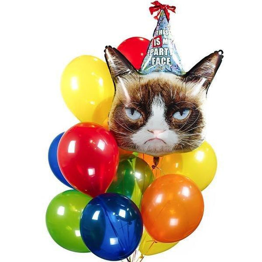 Happy Birthday Grumpy Cat Bouquet | 13 pcs - Zurchers