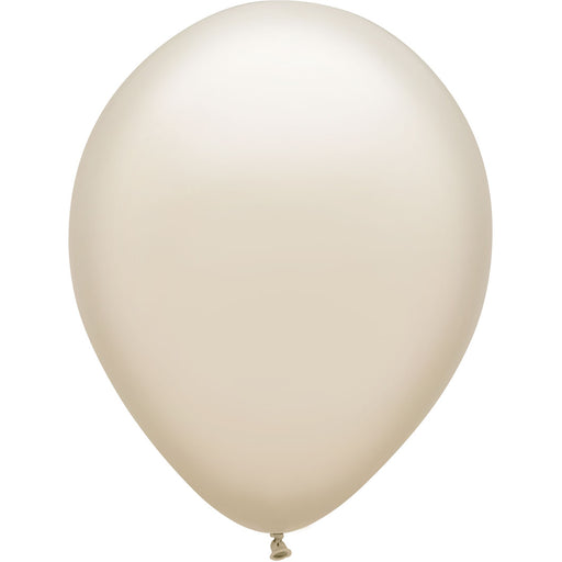 An inflated Cashmere, Qualatex 11" Latex Balloon.
