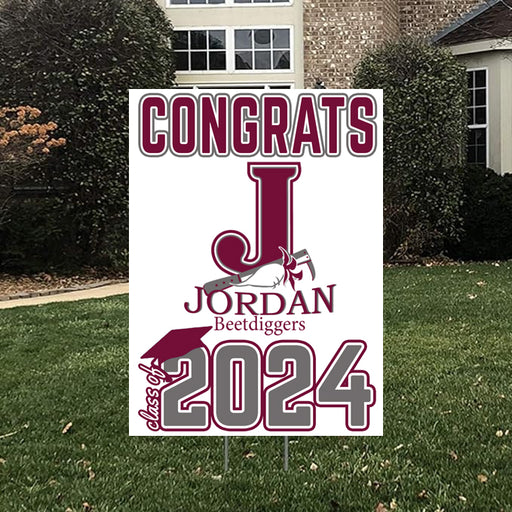 Jordan Class of 2024 Yard Sign 18"x24"