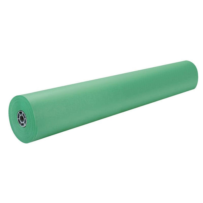 A 36" roll of Artkraft® Duo-finish® Butcher Paper in Bright Green